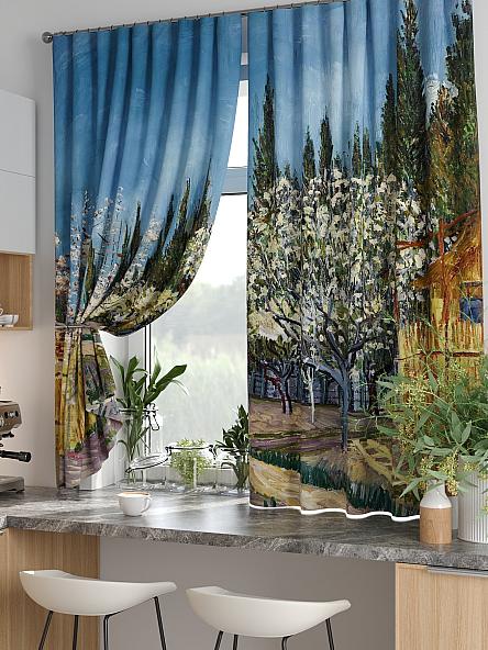 Комплект штор для кухни Лиртикс - 751 - 170 см - фото 5