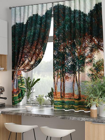 Комплект штор для кухни Лиртикс - 791 - 170 см - фото 5