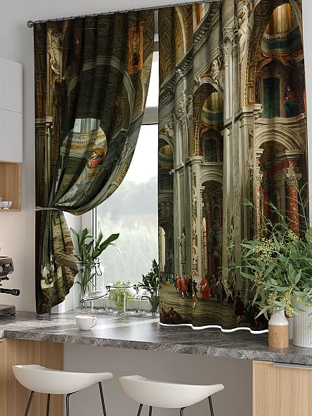 Комплект штор для кухни Лиртикс - 805 - 170 см - фото 5