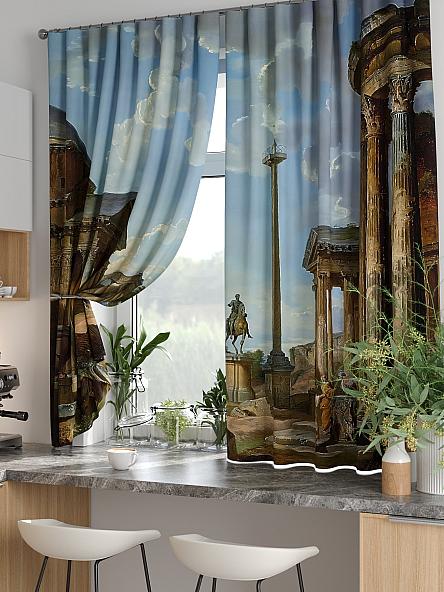 Комплект штор для кухни Лиртикс - 810 - 170 см - фото 5