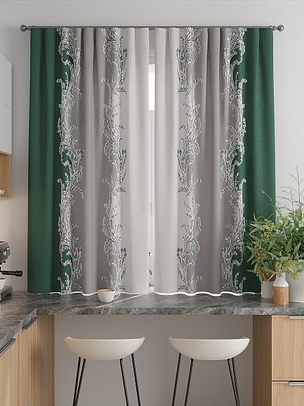 Комплект штор для кухни Лиртикс - 820 - 170 см - фото 2