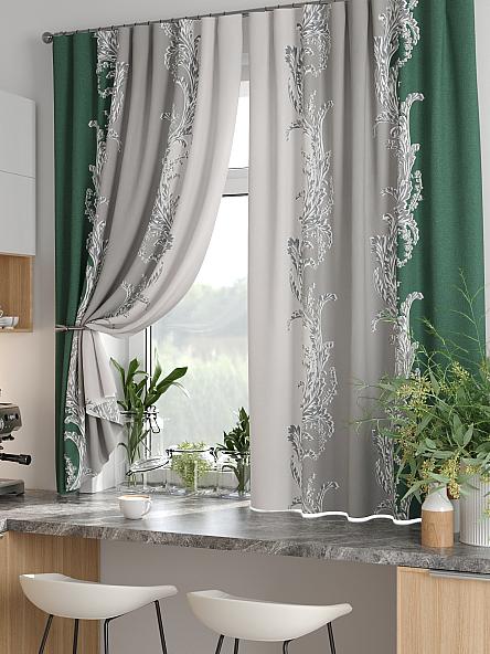 Комплект штор для кухни Лиртикс - 820 - 170 см - фото 5