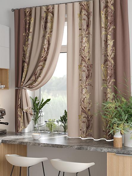 Комплект штор для кухни Лиртикс - 828 - 170 см - фото 5