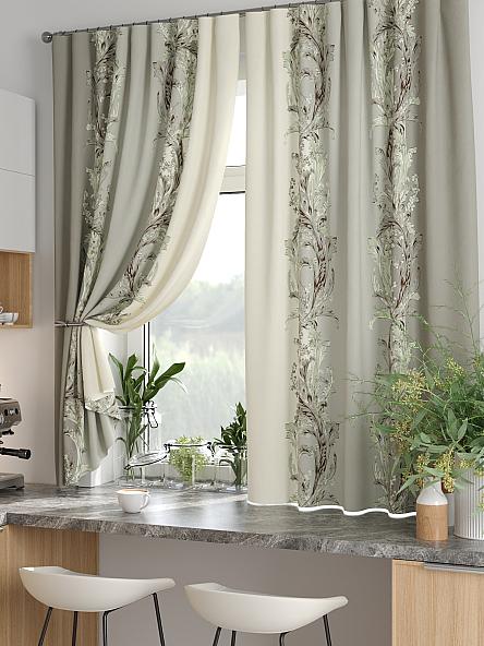 Комплект штор для кухни Лиртикс - 829 - 170 см - фото 5
