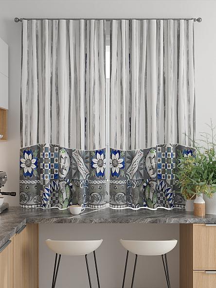 Комплект штор для кухни Лиртикс - 840 - 170 см - фото 2