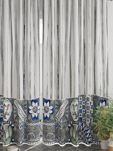 Комплект штор для кухни Лиртикс - 840 - 170 см - фото 4