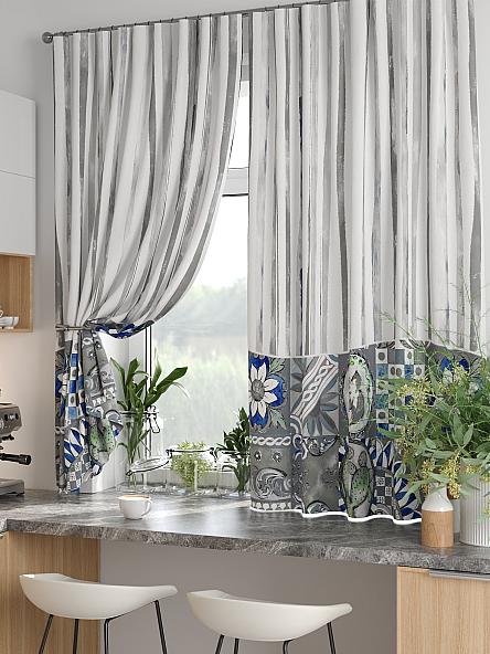 Комплект штор для кухни Лиртикс - 840 - 170 см - фото 5