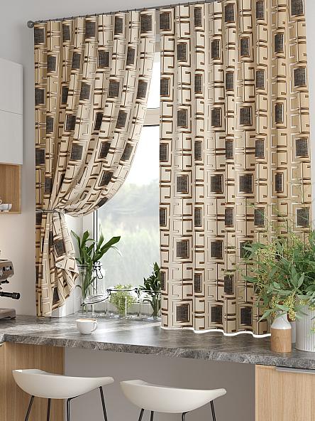 Комплект штор для кухни Лиртикс - 855 - 170 см - фото 5