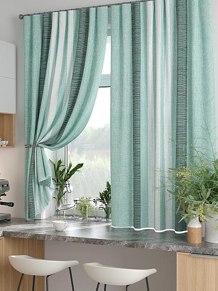 Комплект штор для кухни Лиртикс - 890 - 170 см - фото 5