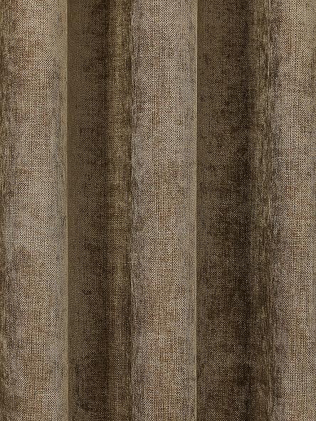 Комплект штор Плаут (коричневый) только 1 портьера - фото 2