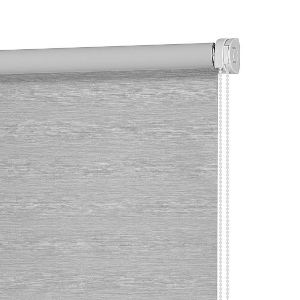 Рулонная штора Миниролл Блэкаут Сатин (серый) - фото 2