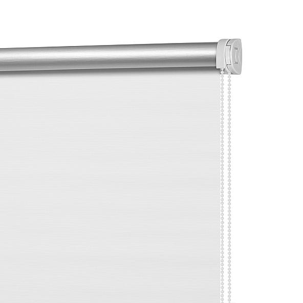 Рулонная штора Миниролл Блэкаут Штрих (белый) - фото 2