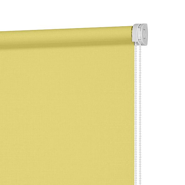 Рулонная штора Миниролл Апилера (желтый) - ширина 50 см. - фото 2