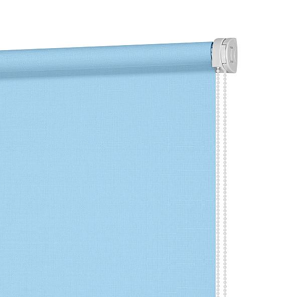 Рулонная штора Миниролл Апилера (небесно-голубой) - ширина 50 см. - фото 2