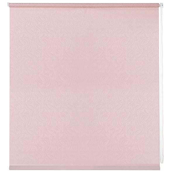 Рулонная штора Миниролл Волнистые узоры (розовый) - ширина 60 см.