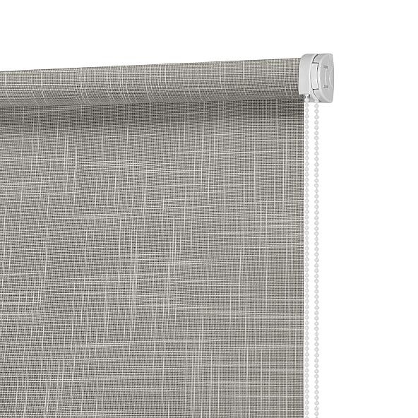 Рулонная штора Миниролл Шантунг (серый) - фото 2