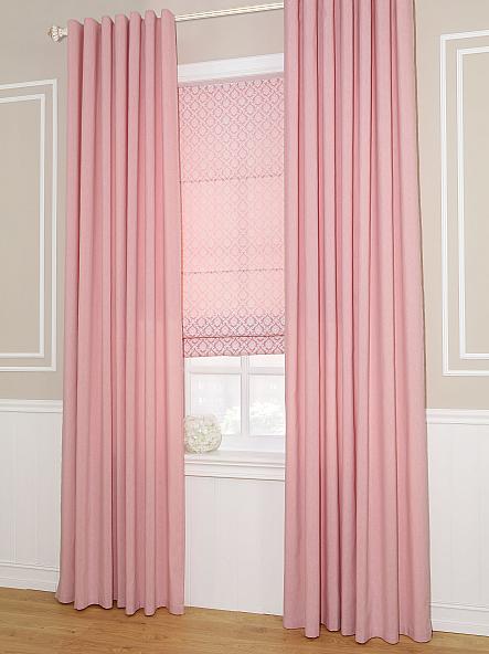 Комплект штор Рамбус (розовый) 290см - фото 4