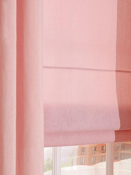 Римская штора Фатлин (розовый) - ширина 180 см.