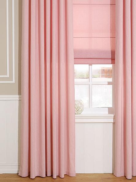 Римская штора Фатлин (розовый) - ширина 180 см. - фото 3