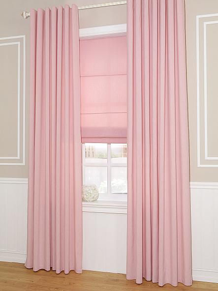 Римская штора Фатлин (розовый) - ширина 180 см. - фото 4