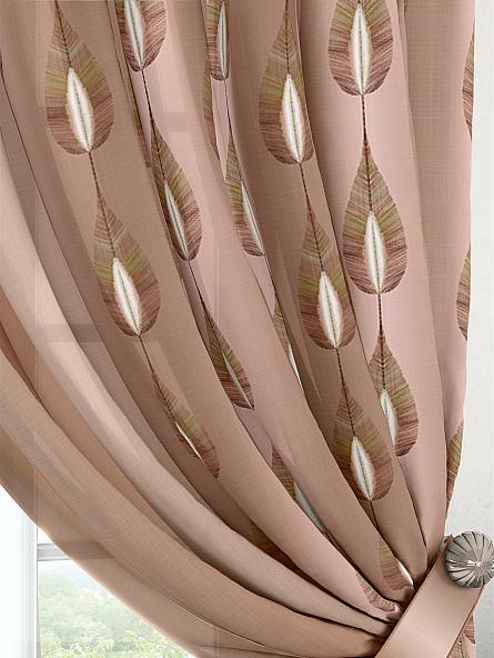 Комплект штор Фирто (розово-коричневый) - фото 3
