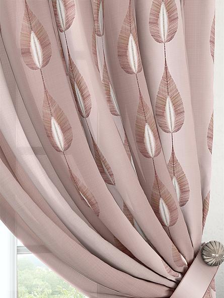 Комплект штор Фирто (пудрово-розовый) - фото 3