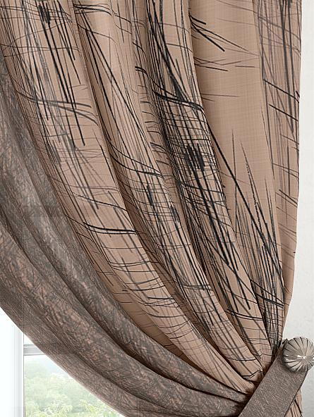 Комплект штор Ньюбил  (коричневый) - фото 3