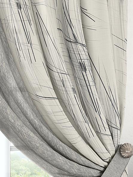 Комплект штор Ньюбил  (серый) - фото 3