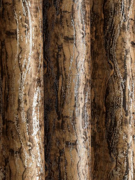 Комплект штор Дафур (коричневый) - фото 2