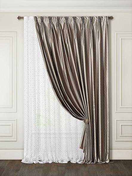 Комплект штор Градиз (серо-коричневый) - фото 6