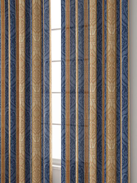 Комплект штор Ворнис (синий) - фото 4