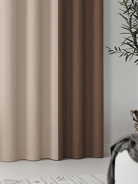 Комплект штор Ядри (бежево-коричневый) - фото 5