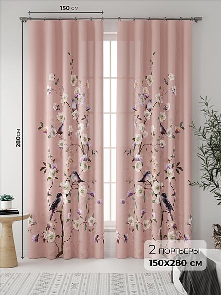 Комплект штор Лолфи (ягодный)