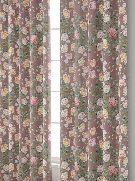 Комплект штор Виорис (ягодный) - фото 4