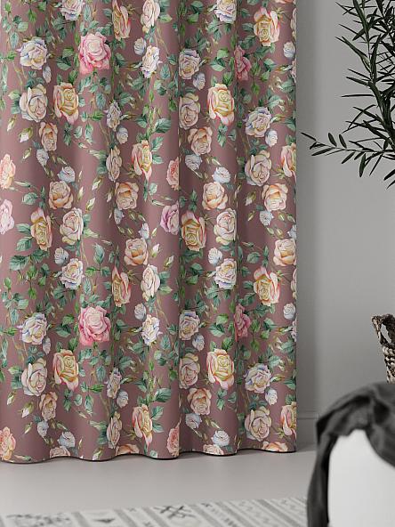 Комплект штор Виорис (ягодный) - фото 5
