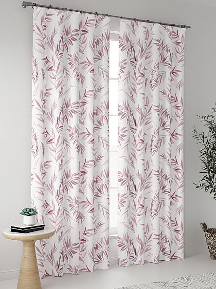 Комплект штор Тейла (ягодный) - фото 2