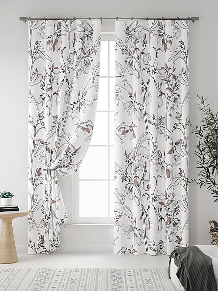 Комплект штор Риолис (ягодный) - фото 3