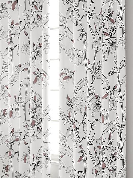 Комплект штор Риолис (ягодный) - фото 4