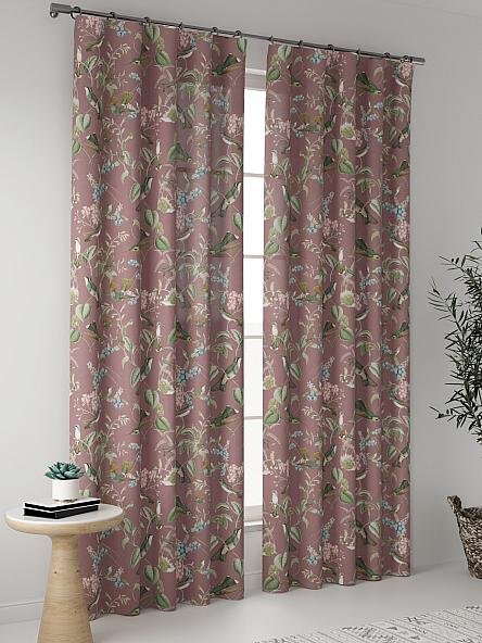 Комплект штор Клайси (ягодный) - фото 2