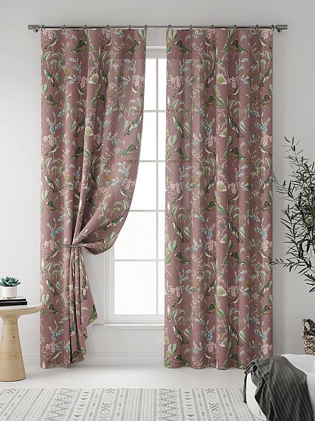 Комплект штор Клайси (ягодный) - фото 3
