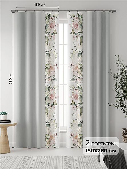 Комплект штор Кайси (серый)