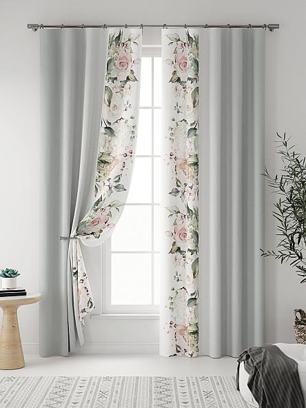 Комплект штор Кайси (серый) - фото 3