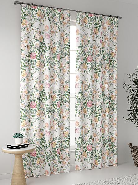 Комплект штор Виорис (белый) - фото 2