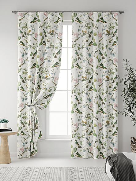 Комплект штор Клайси (белый) - фото 3