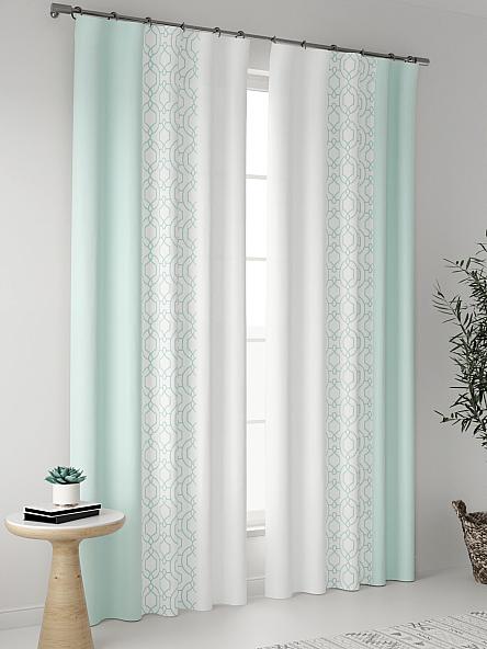 Комплект штор Вейли (мятный) - фото 2