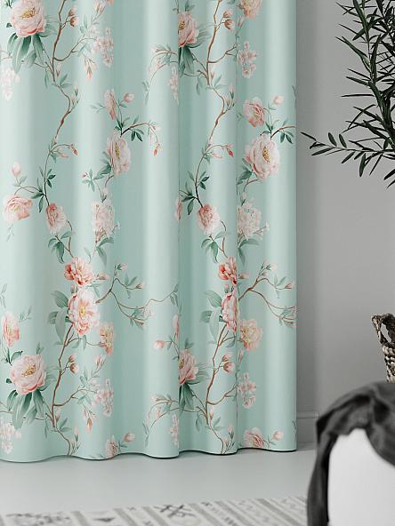 Комплект штор Налисия (мятный) - фото 5