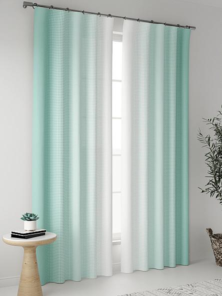 Комплект штор Лайрис (мятный) - фото 2