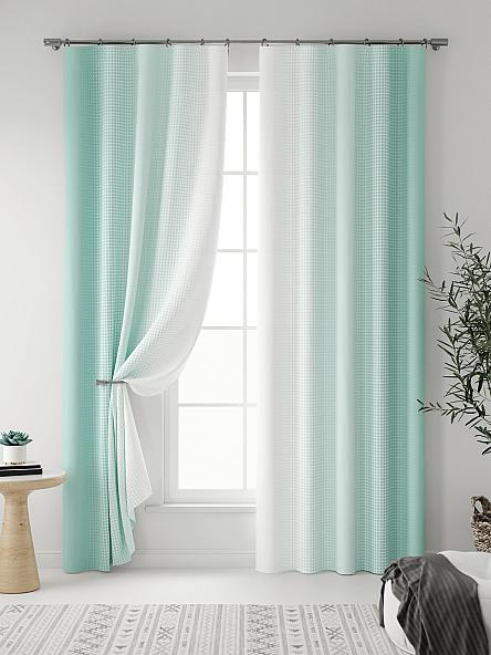 Комплект штор Лайрис (мятный) - фото 3