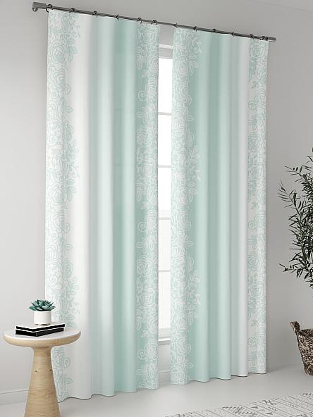 Комплект штор Невио (мятный) - фото 2