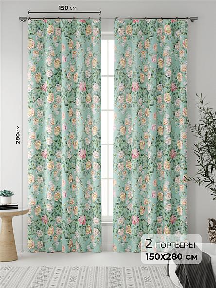Комплект штор Виорис (мятный)